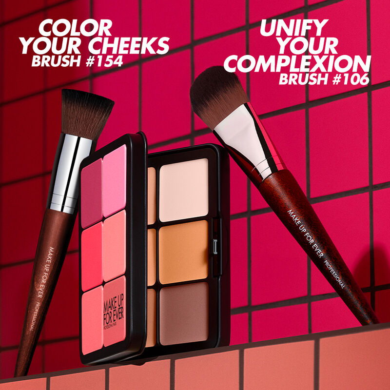 HD SKIN FACE ESSENTIALS PALETTE - Multi-use cream palette: foundation & blush